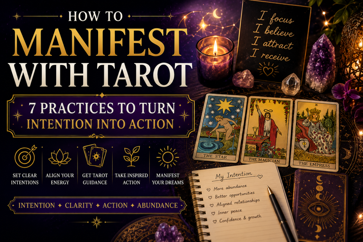 Manifestation with Tarot and spiritual guidance