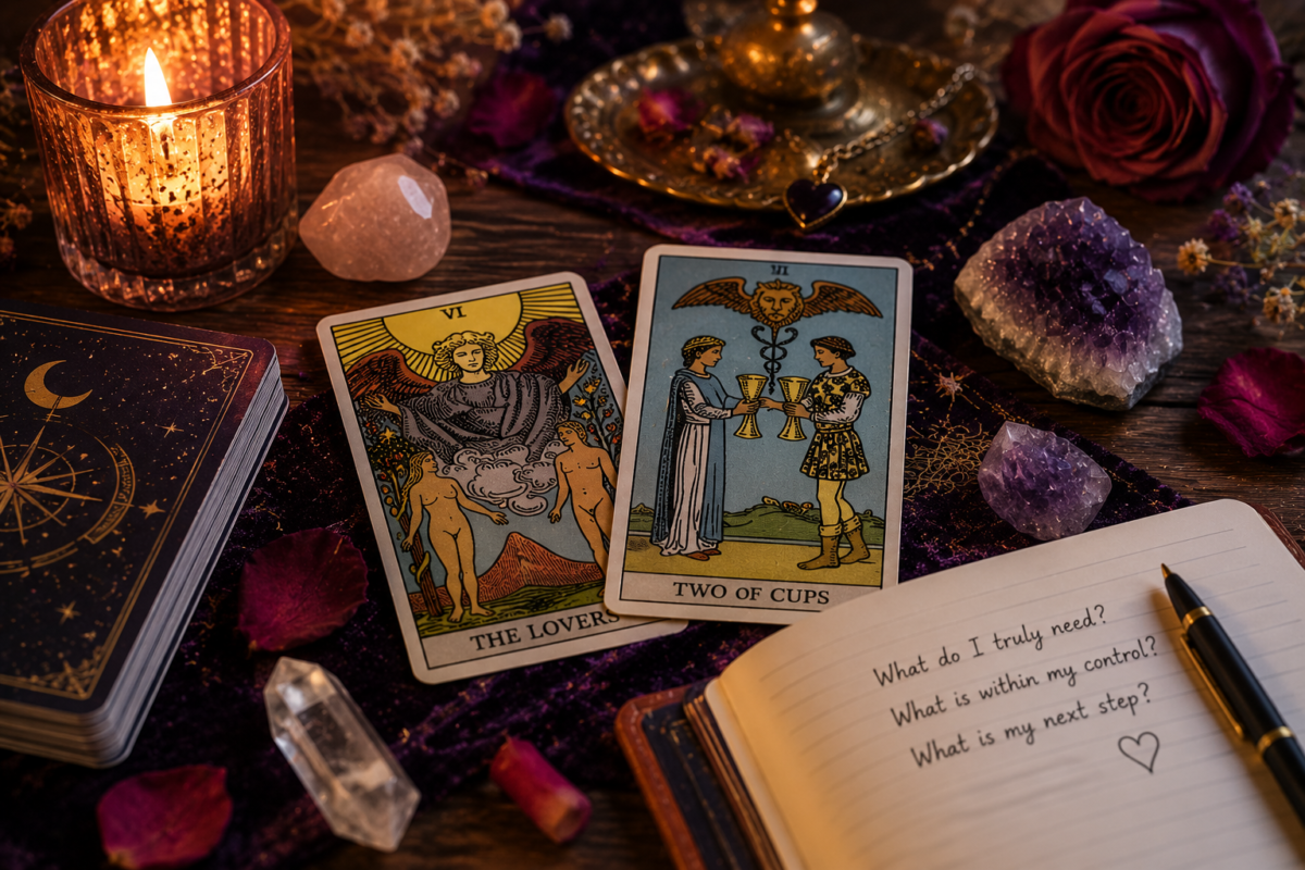 Tarot cards for relationship questions and emotional clarity