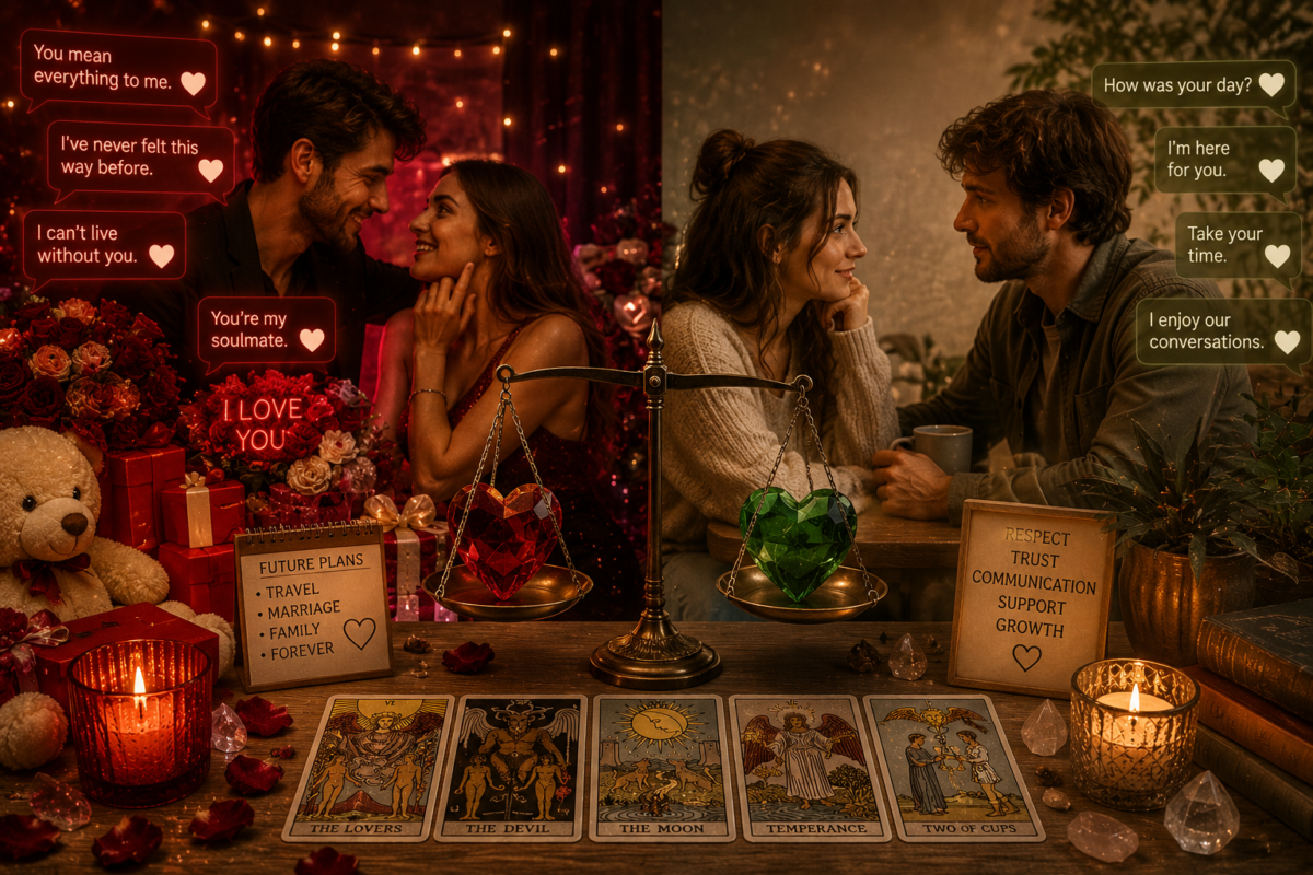 Love bombing vs genuine interest in relationships