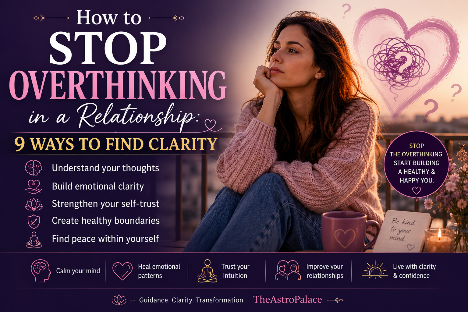How to Stop Overthinking in a Relationship