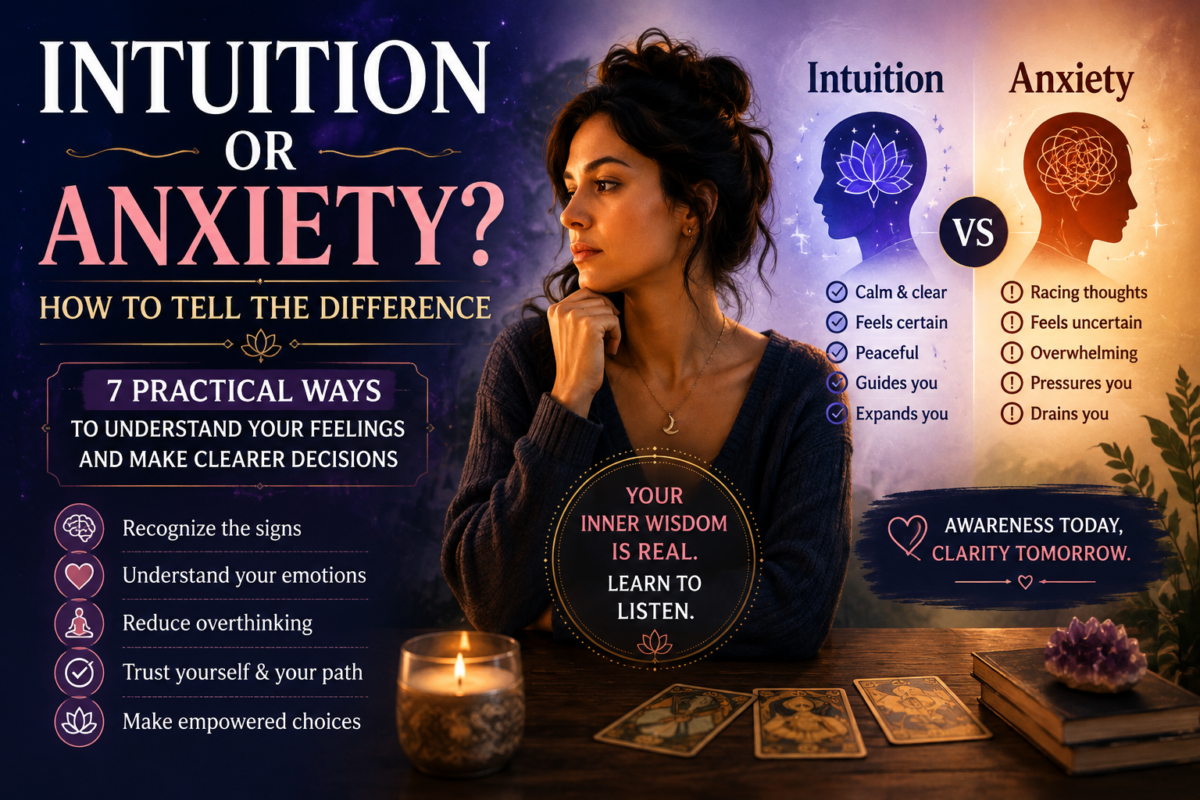 Intuition or Anxiety: How to Tell the Difference