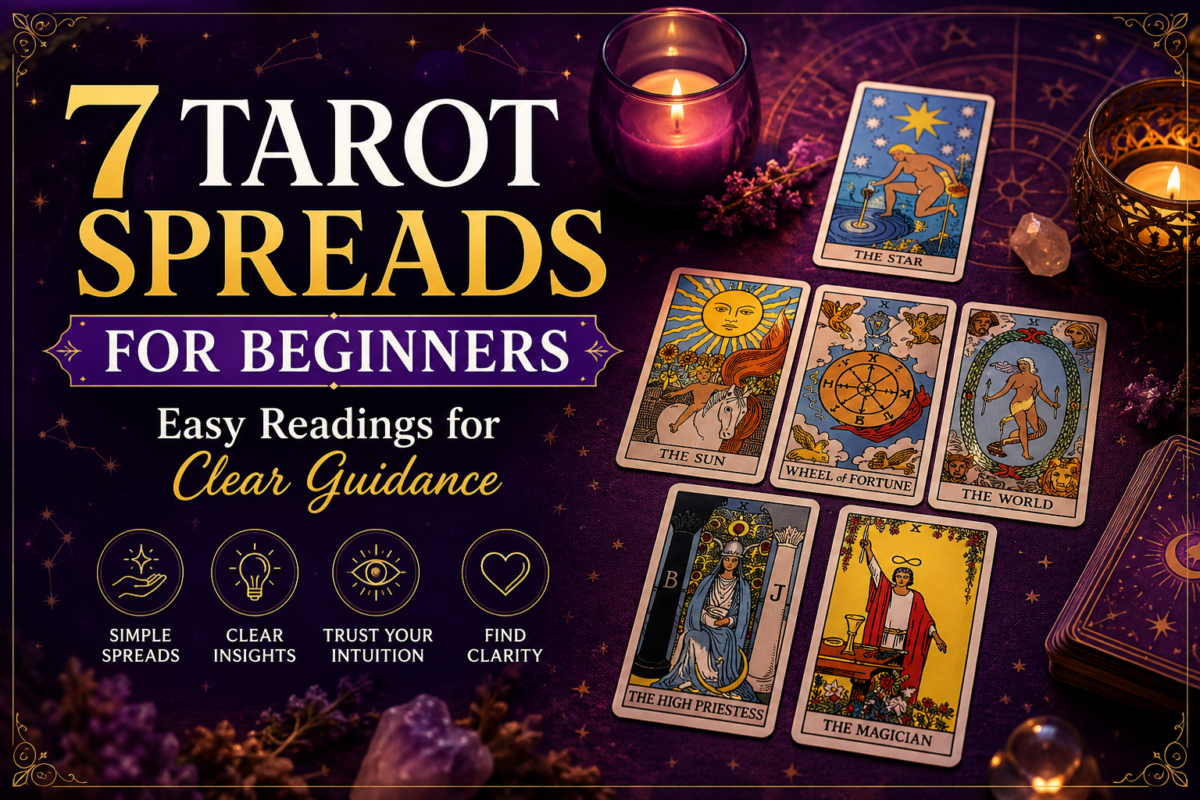 7 TAROT SPREADS FOR BEGINNERS
