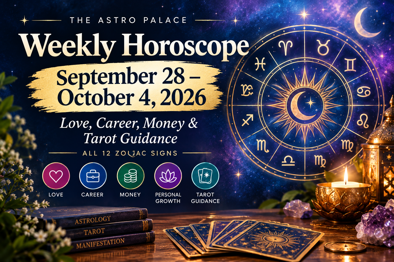 Weekly Horoscope September 28–October 4 2026 for all zodiac signs
