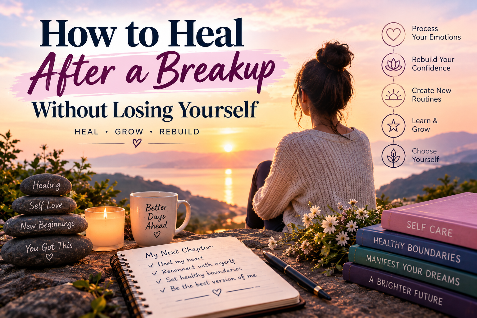 How to heal after a breakup and rebuild yourself