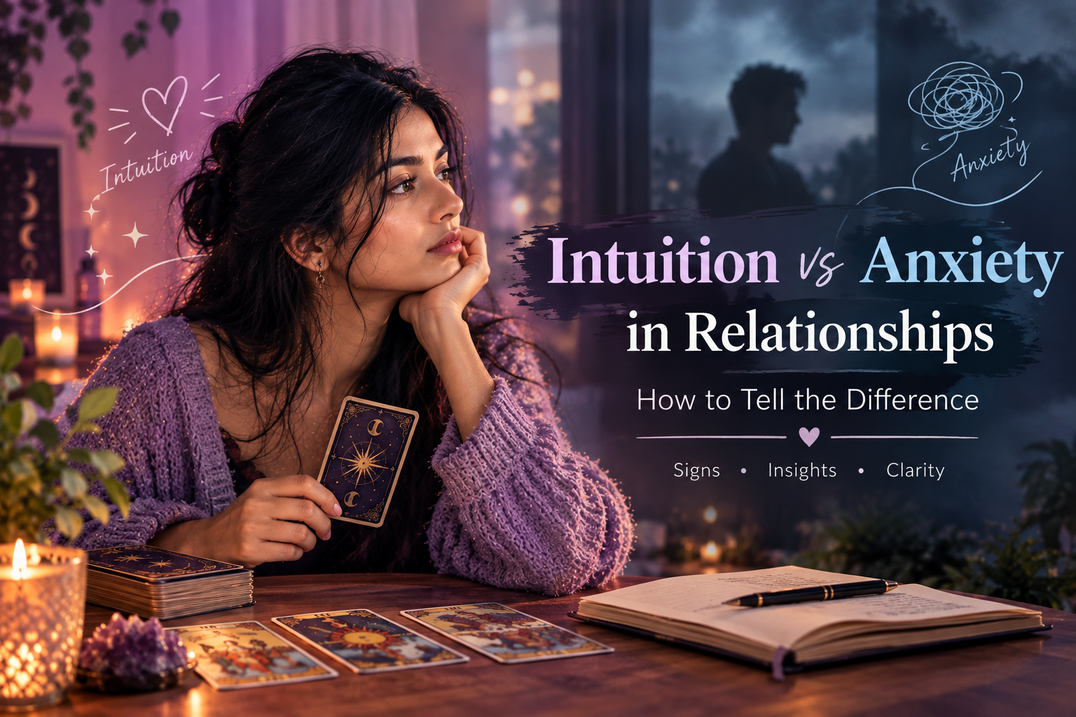 Intuition vs Anxiety in Relationships: 7 Key Differences