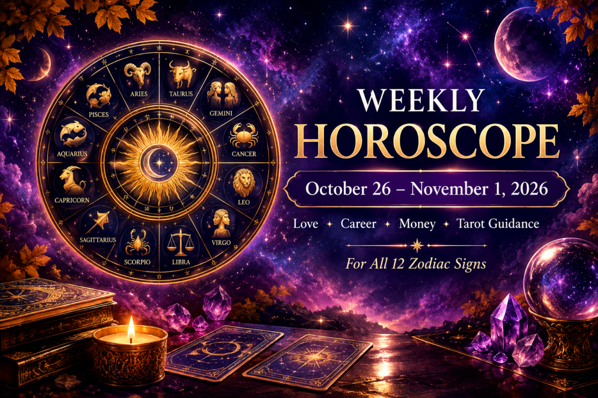 Weekly horoscope October 26–November 1, 2026 for all 12 zodiac signs