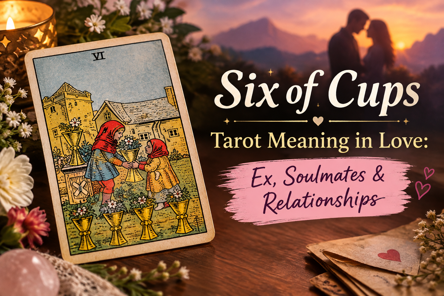 Six of Cups Tarot Meaning in Love: Ex, Soulmates & Relationships