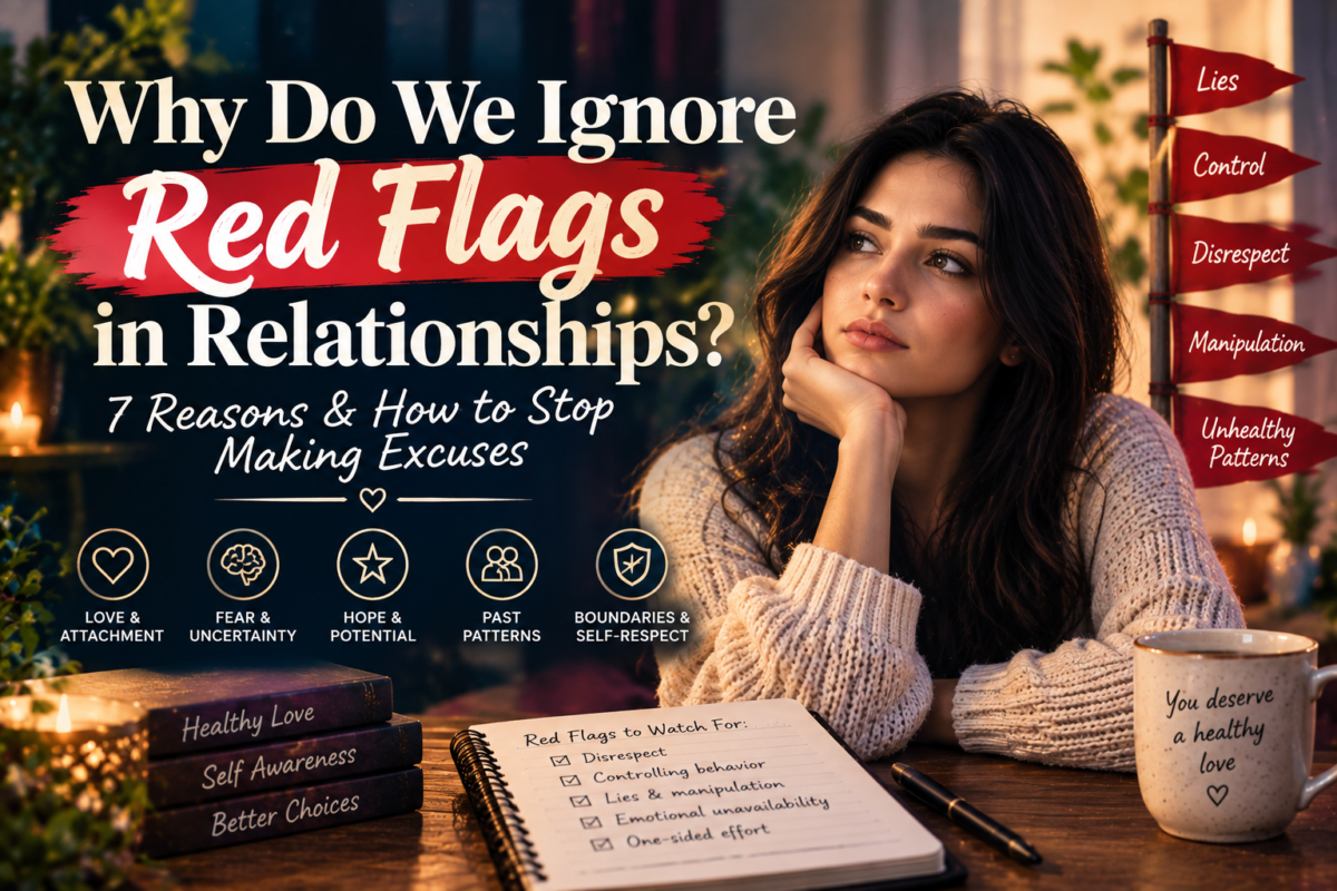 Why do we ignore red flags in relationships and how to recognize warning signs