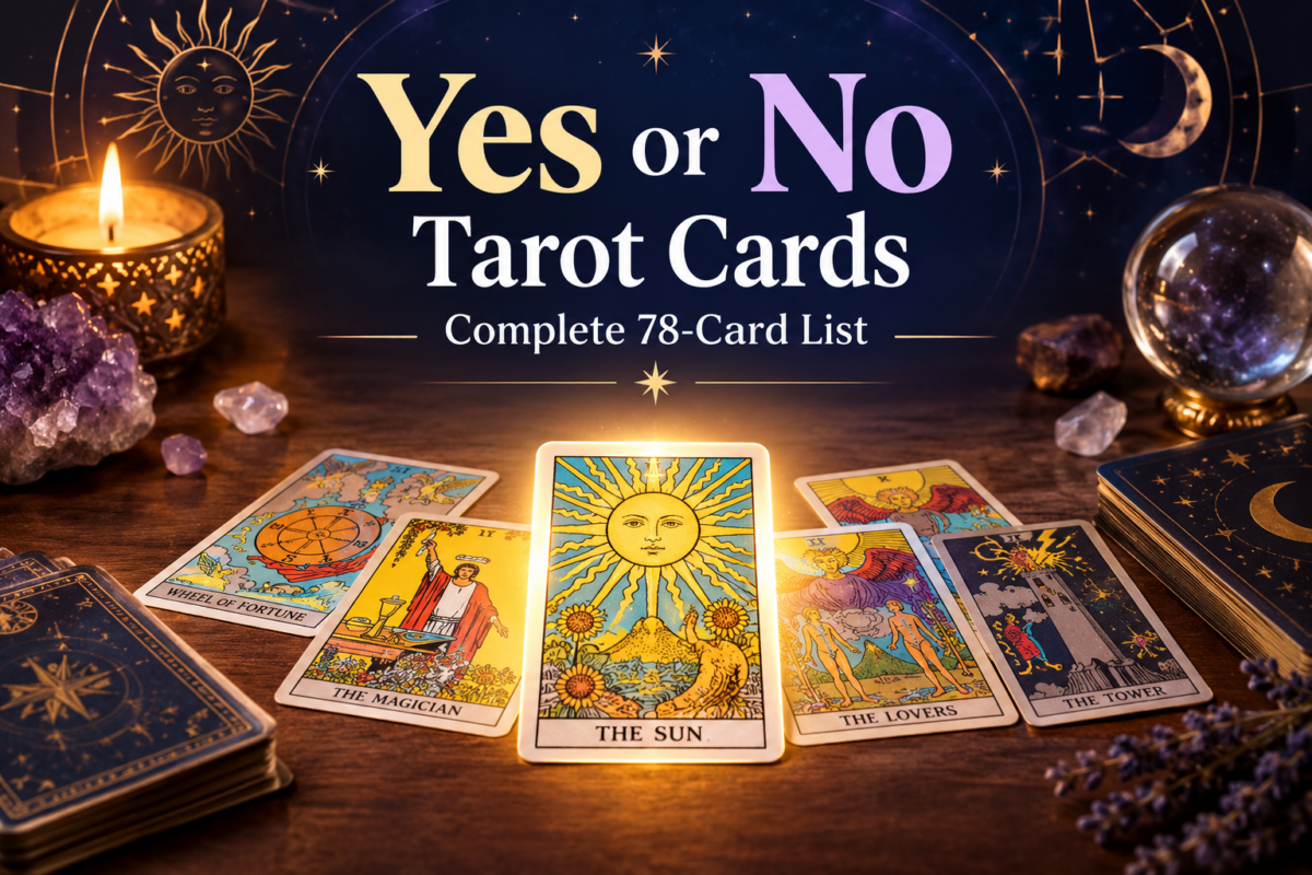 Yes or No Tarot Cards complete 78-card Tarot guide