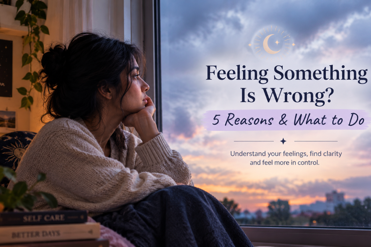 Feeling something is wrong when nothing happened